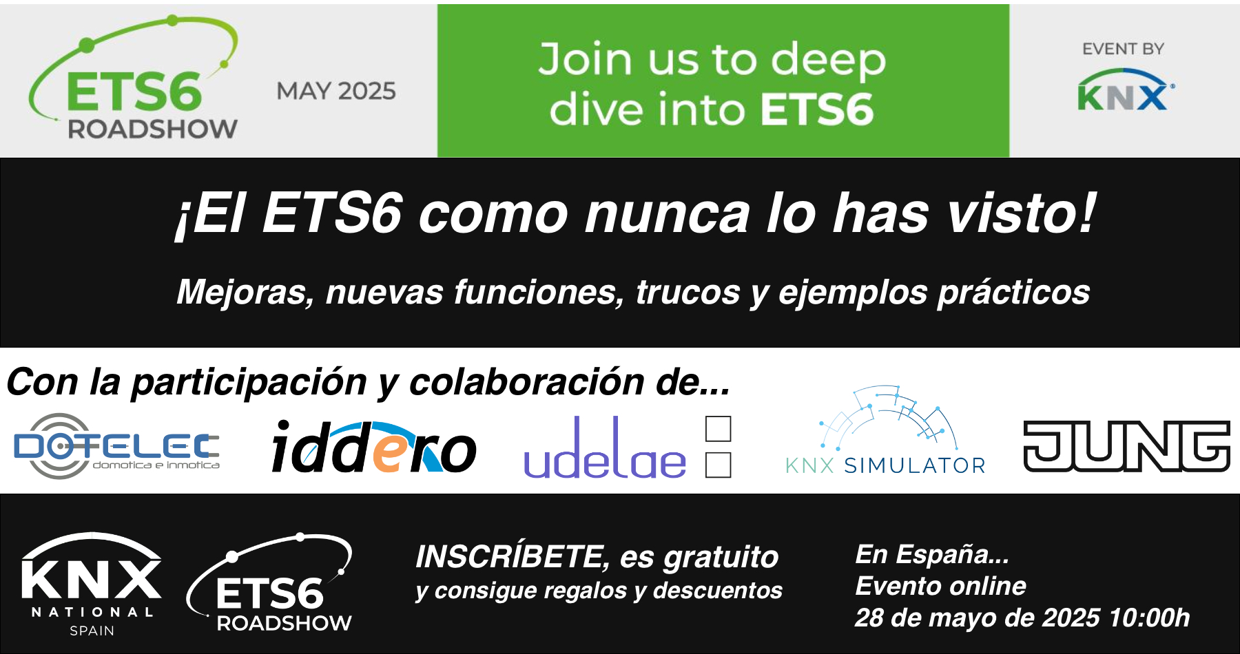 Colaboradores ETS6 Roadshow España Colaboradores ETS6 Roadshow España
