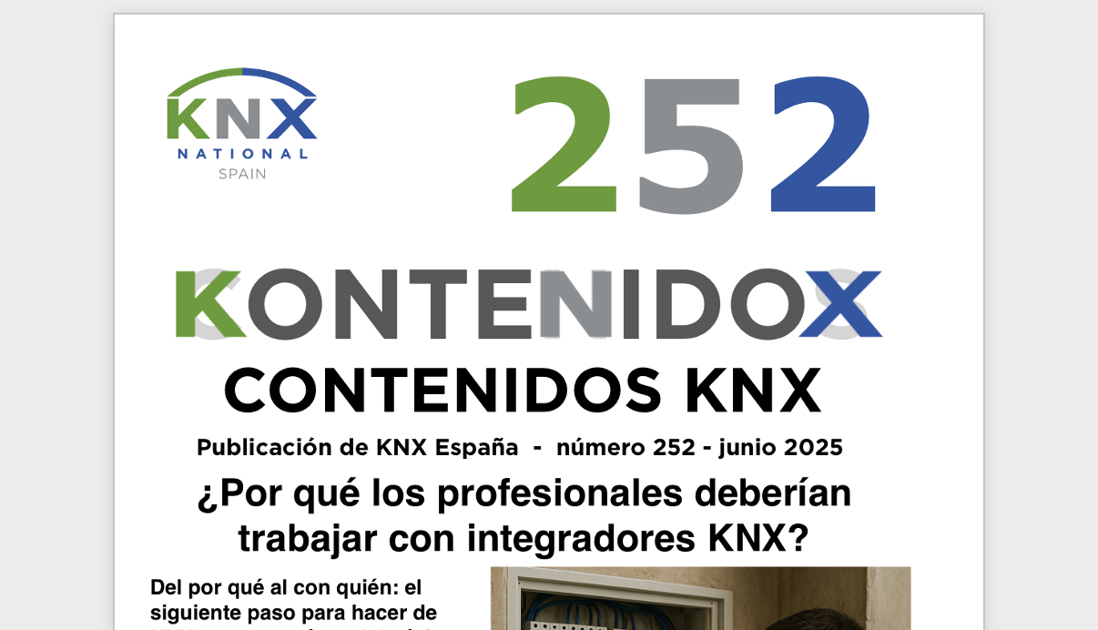 KONTENIDOX 252 - Contenidos KNX junio 2025 KONTENIDOX 252 - Contenidos KNX junio 2025