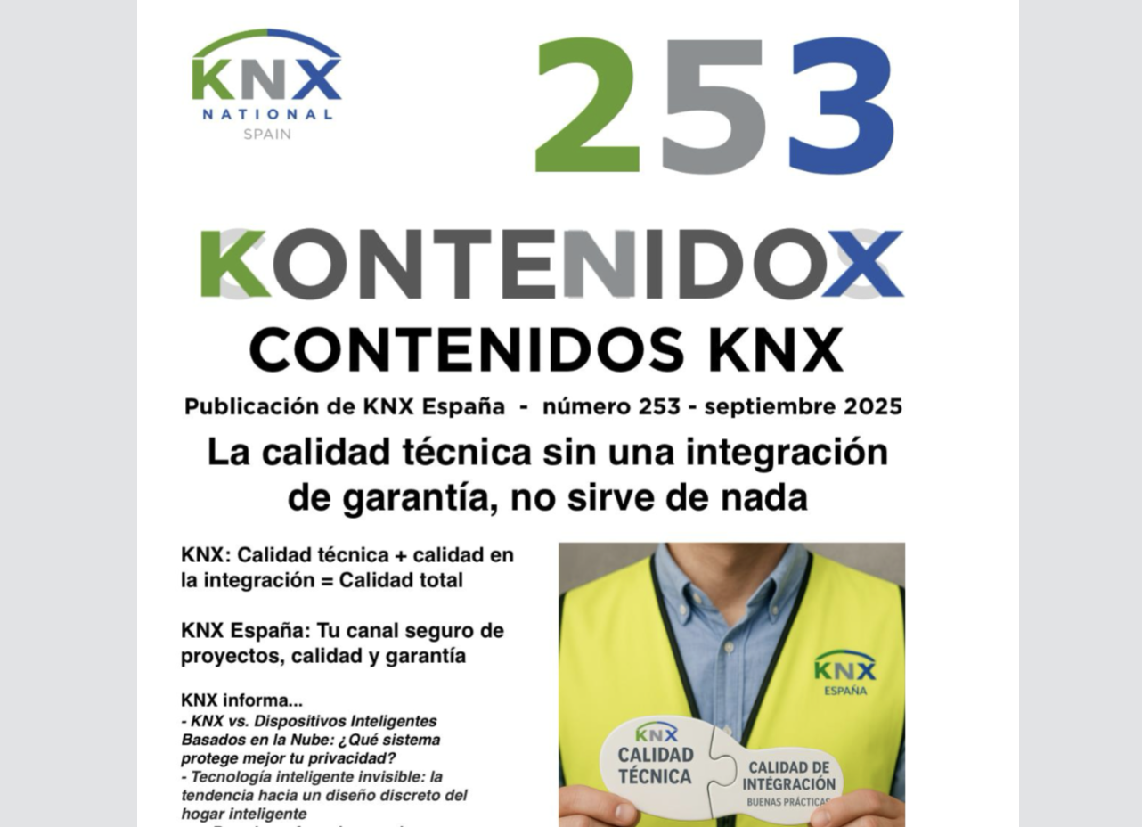 KONTENIDOX 253 - Contenidos KNX septiembre 2025 KONTENIDOX 253 - Contenidos KNX septiembre 2025