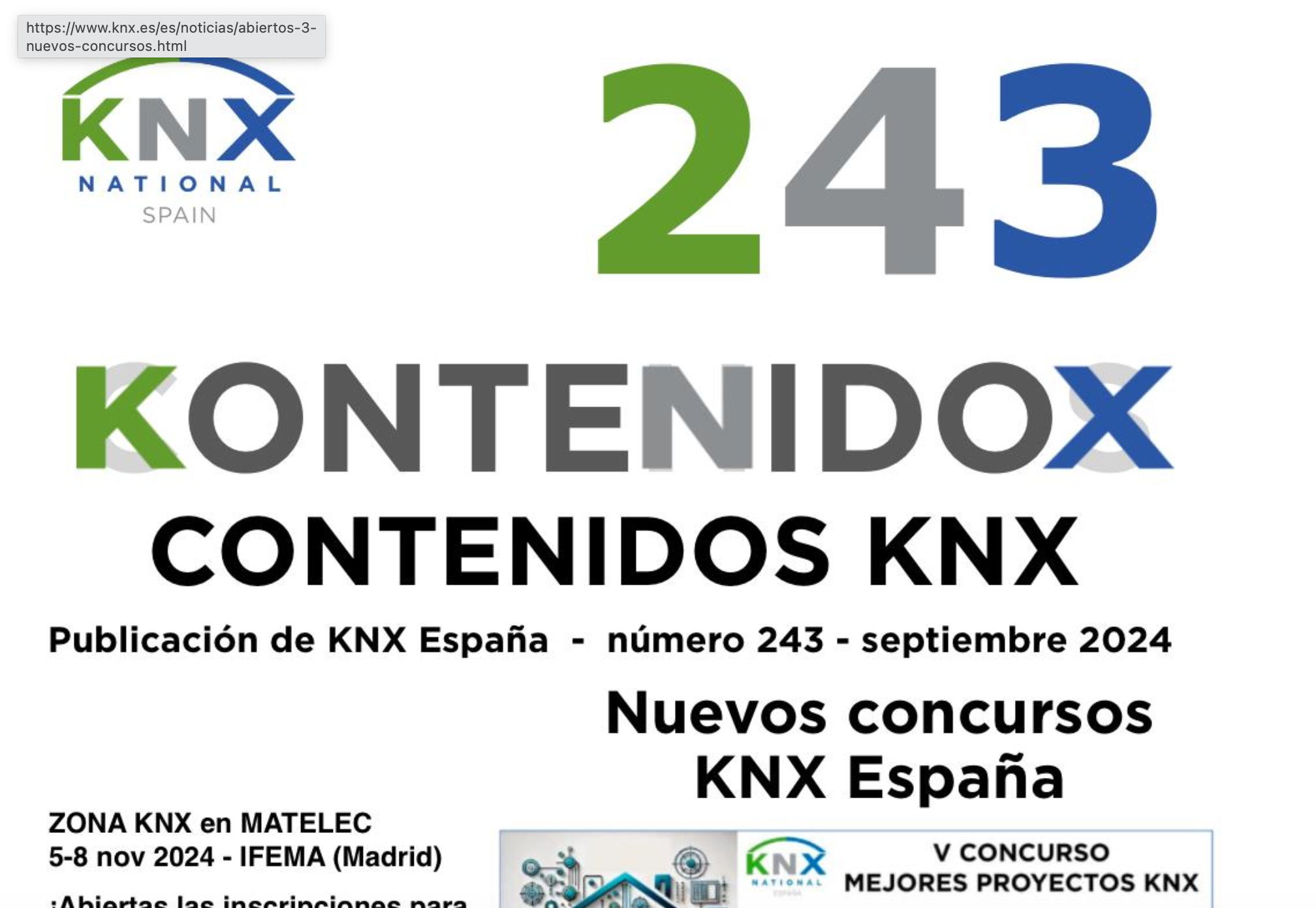 KONTENIDOX 243 - Contenidos KNX