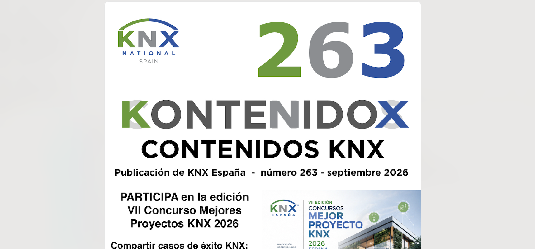 KONTENIDOX 263 - septiembre 2026 KONTENIDOX 263 - septiembre 2026